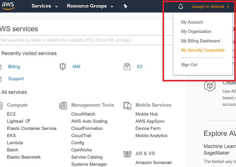 AmazonS3-安全性凭证链接