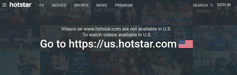 Hotstar- ԱՄՆ